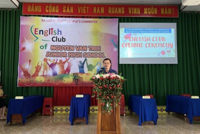 Lễ ra mắt câu lạc bộ Tiếng Anh