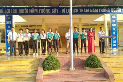 BUỔI CHÀO CỜ ĐẦU NĂM GIÁP THÌN.