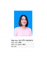 Nguyễn Thị Hoài Nguyễn Thị Hoài