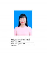 Ngô Thị Thủy Ngô Thị Thủy