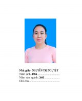 Nguyễn Thị Nguyệt Nguyễn Thị Nguyệt
