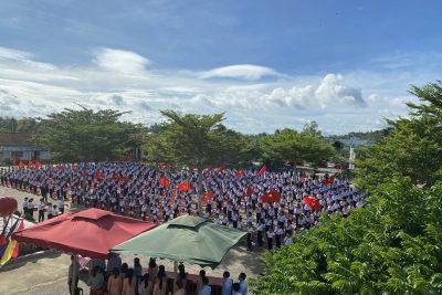 TRƯỜNG THCS NGUYỄN VĂN TRỖI LONG TRỌNG TỔ CHỨC LỄ KHAI GIẢNG NĂM HỌC 2023 – 2024